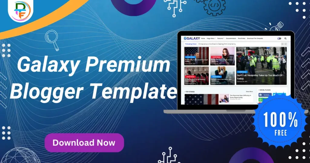 Galaxy Premium Blogger Template Free Download