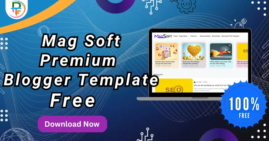 Free MagSoft Premium Blogger Template Download