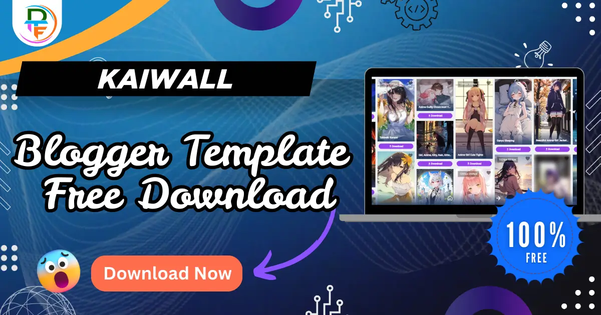KaiWall Premium Blogger template free download 2026 wallpaper blogger theme