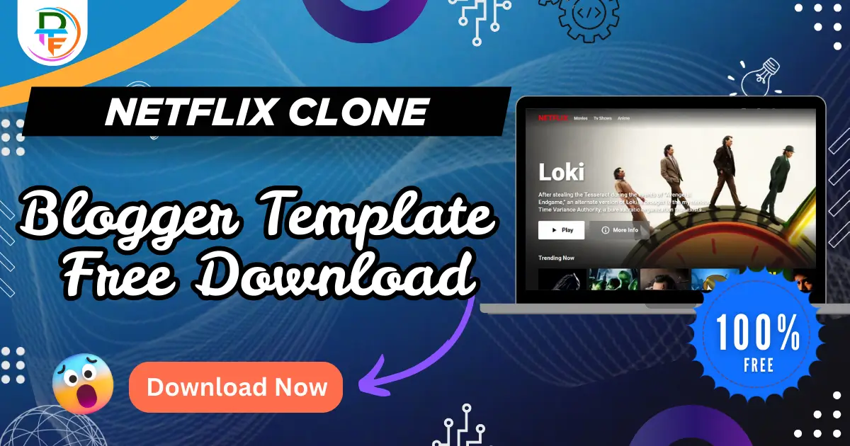 Netflix Clone premium blogger template free download 2026 responsive OTT blogger theme