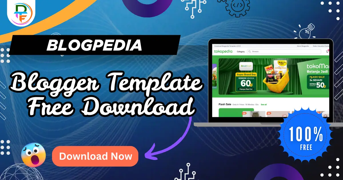 Blogpedia Premium E-commerce blogger template free download 2026