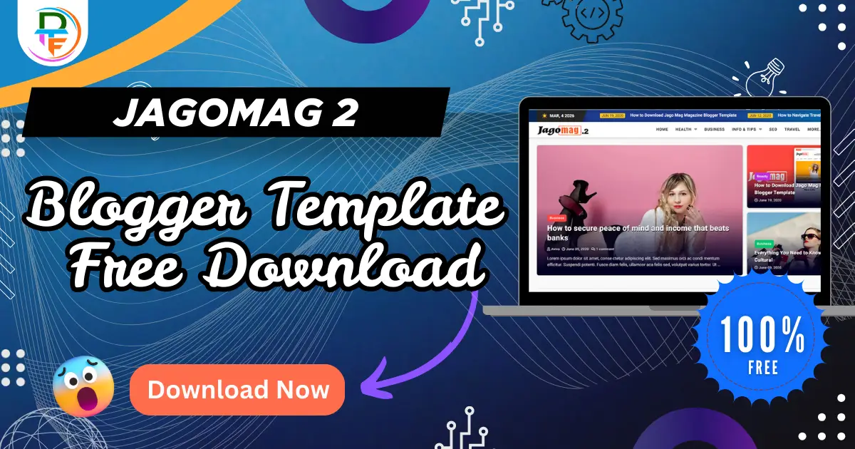 JagoMag 2 Premium Blogger template free download