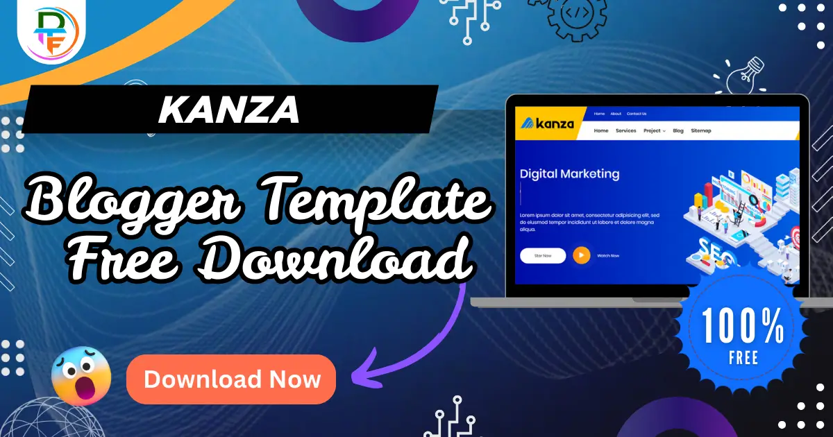 Kanza Premium Blogger template free download